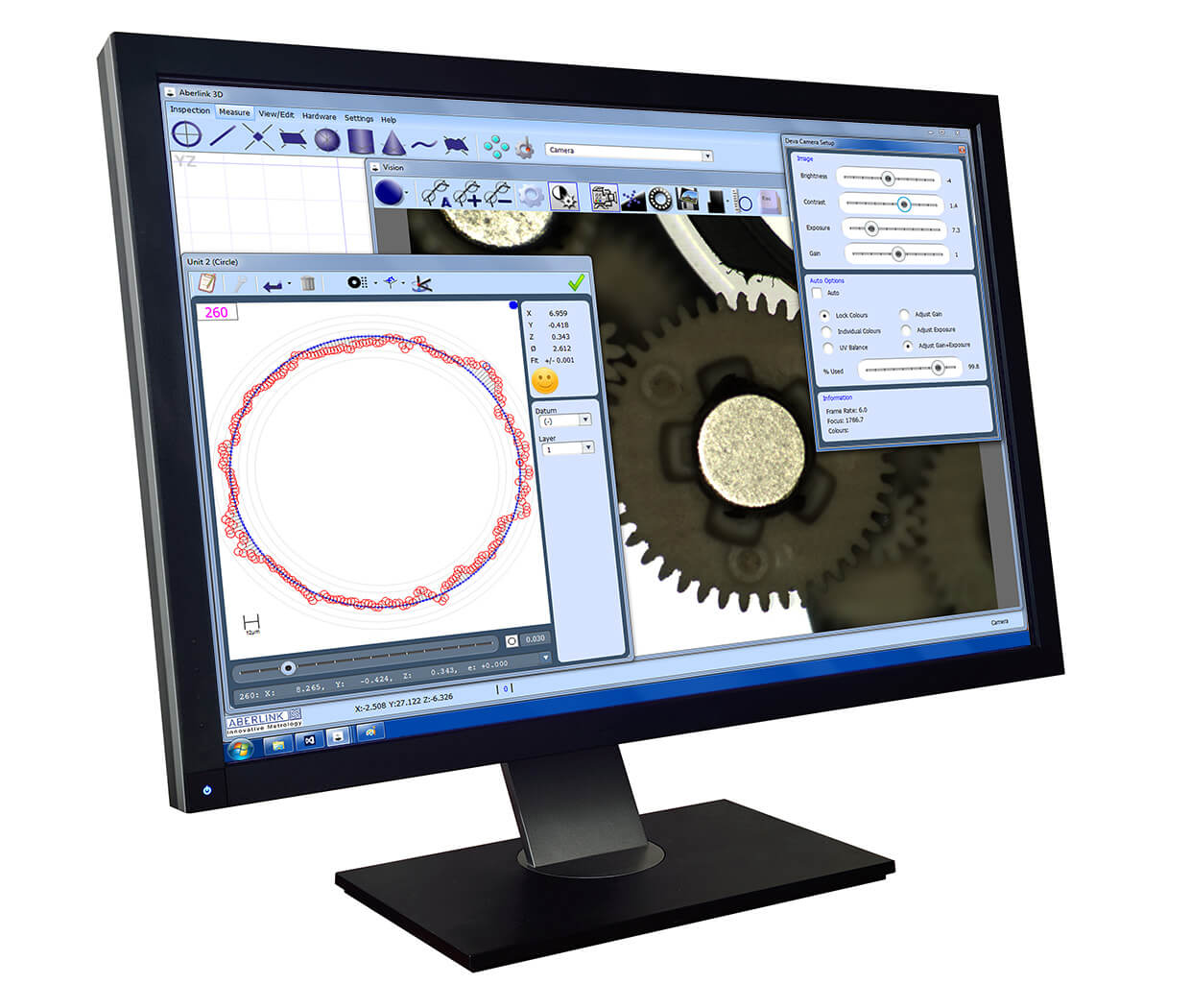 Aberlink 3D Vision Measurement Software
